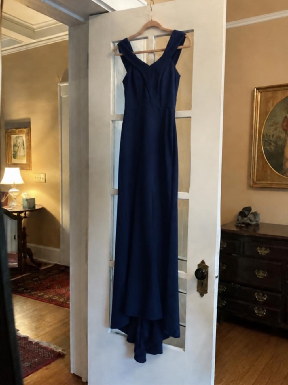 NWT Navy Blue Formal Dress Juniors Size 9
